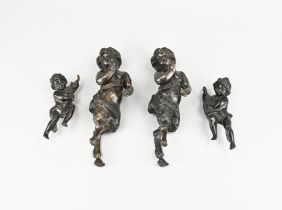 Lot of bronze figures (4x)