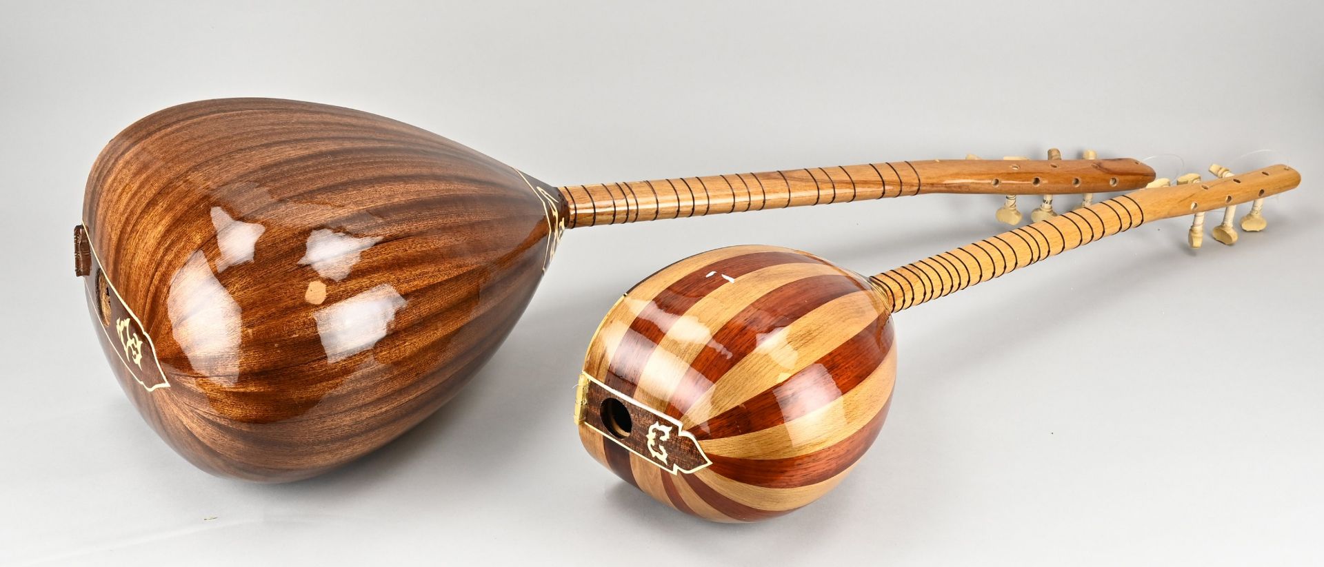 2x Persian string instrument - Image 2 of 2