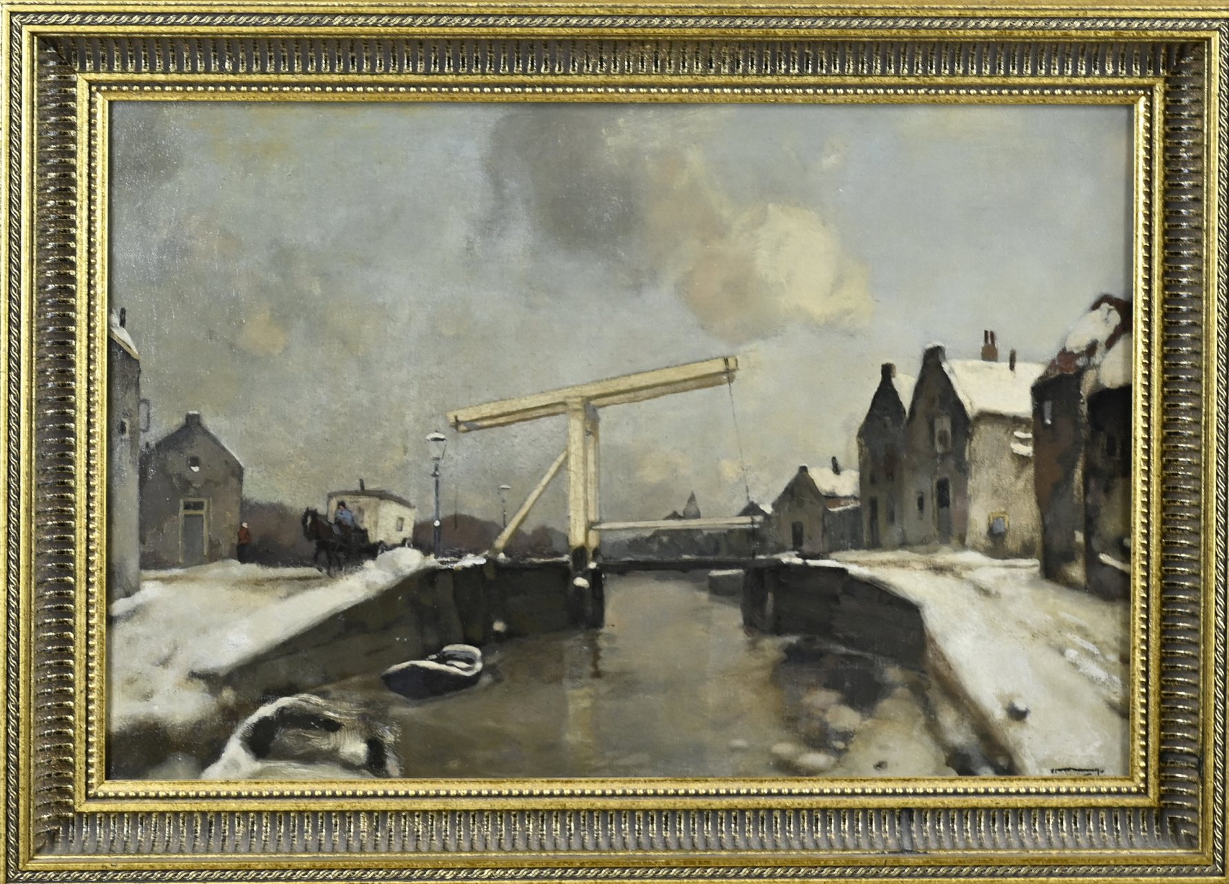 Ype Wenning, Oudewater in winter