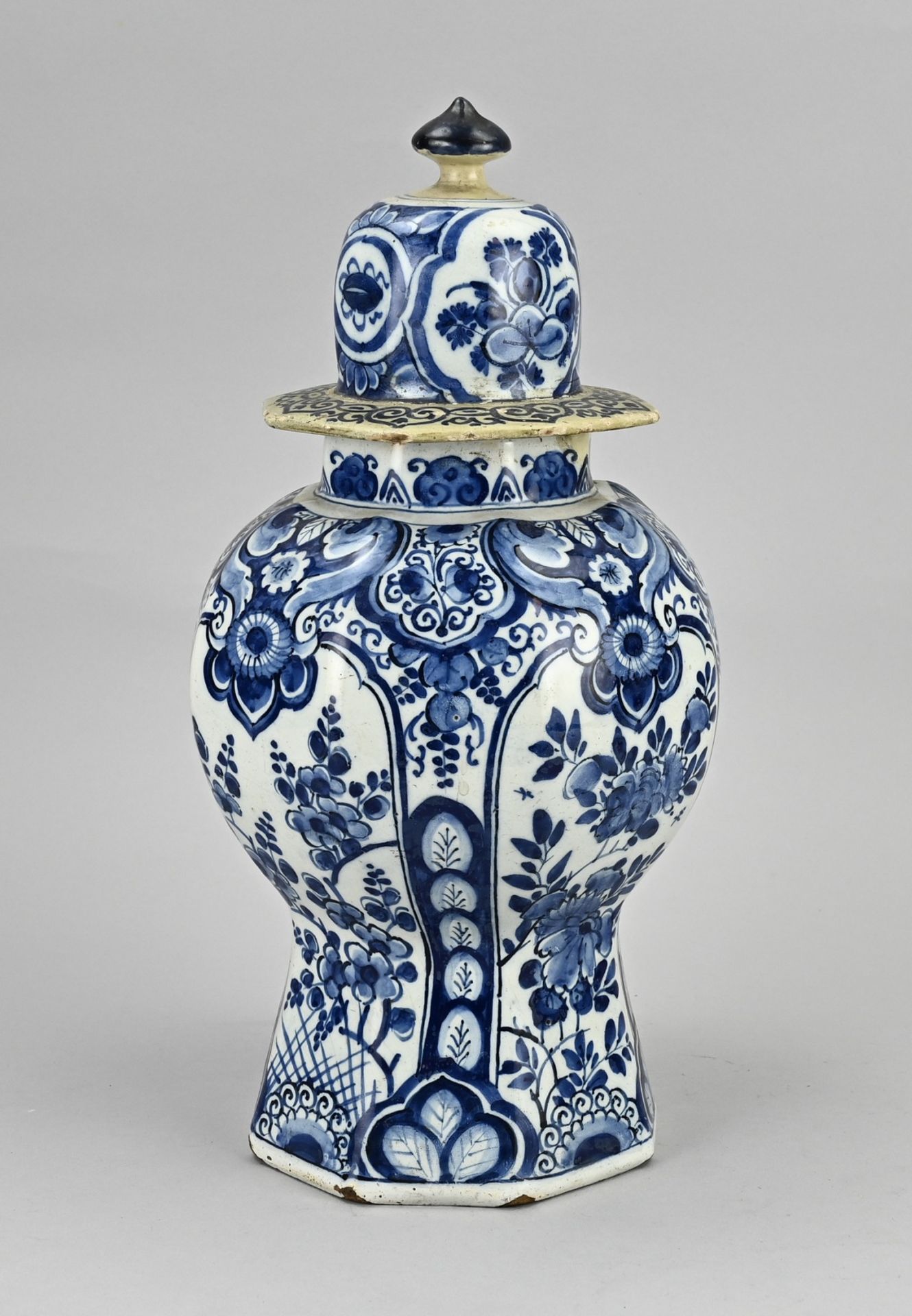 18th century Delft pot - Image 2 of 3