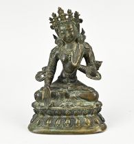 Tibetan bronze figure