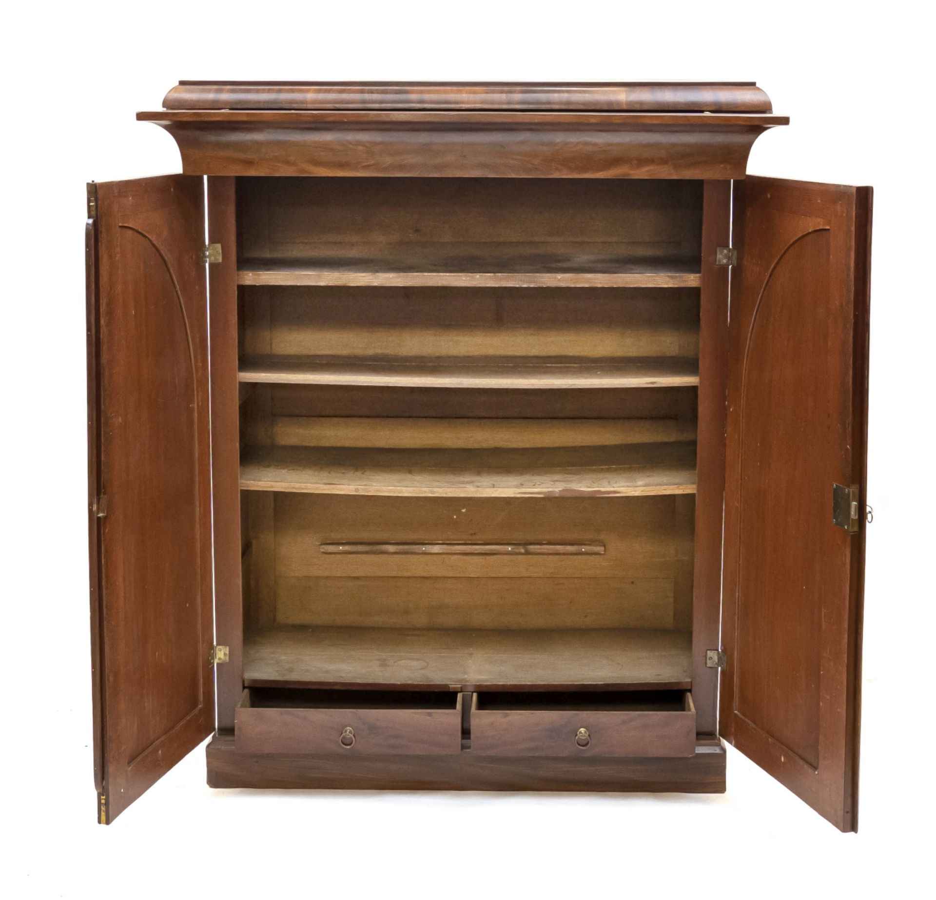 Mahogany Biedermeier cabinet - Image 2 of 2