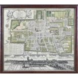 Antique map of The Hague