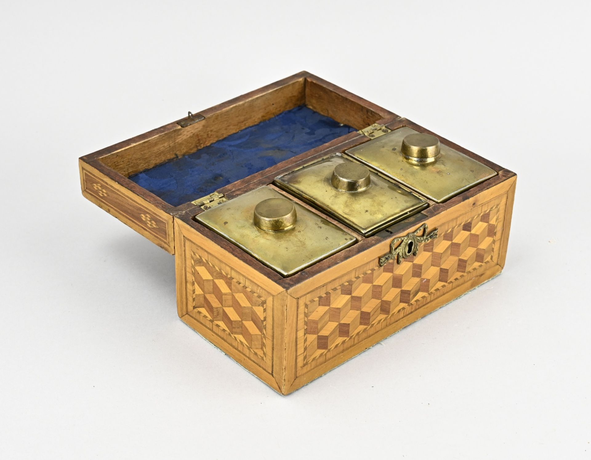 Antique tea chest, 1800 - Image 2 of 2