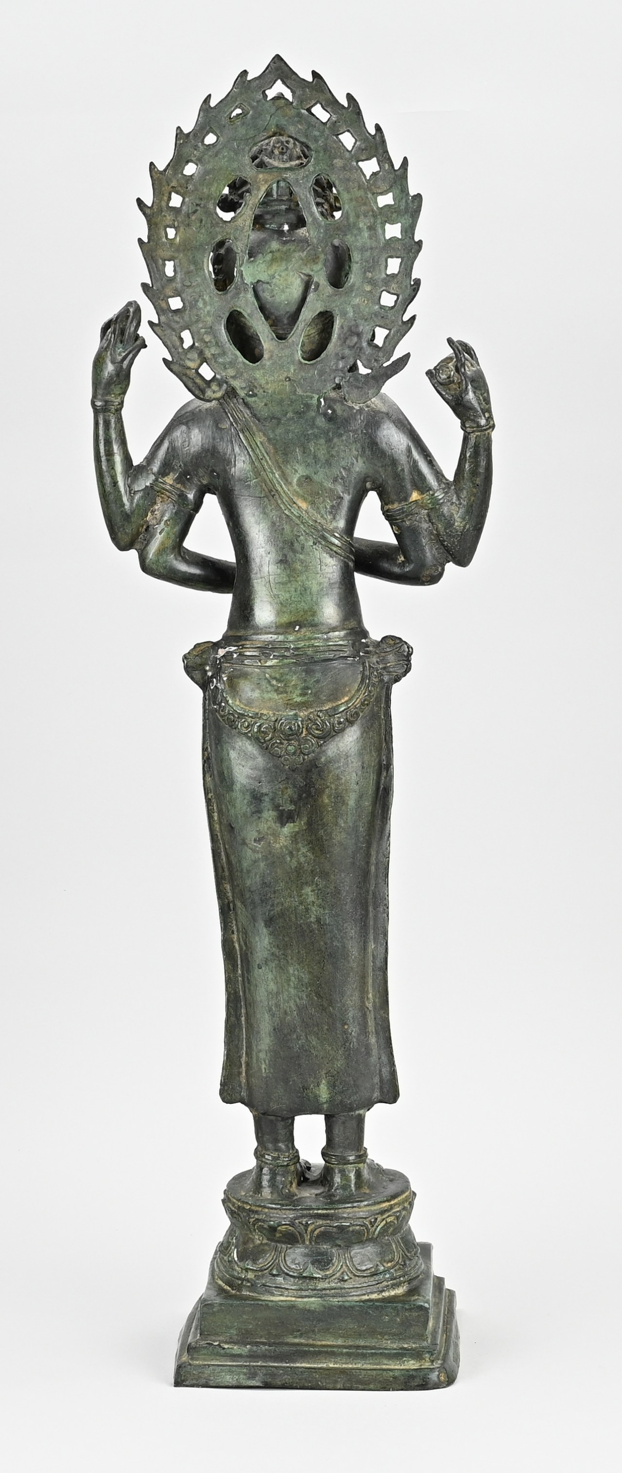 Standing Buddha, H 60.5 cm. - Image 2 of 2