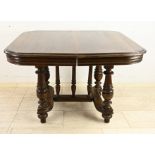 French Henri Deux dining table, 1880