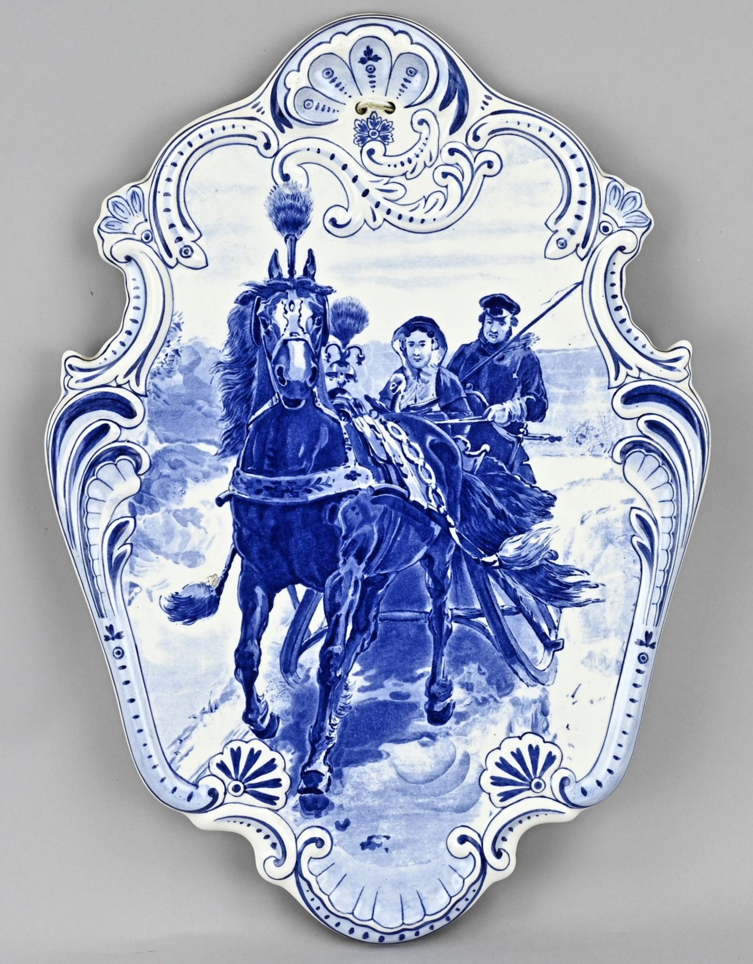 Delft plaque, 1880