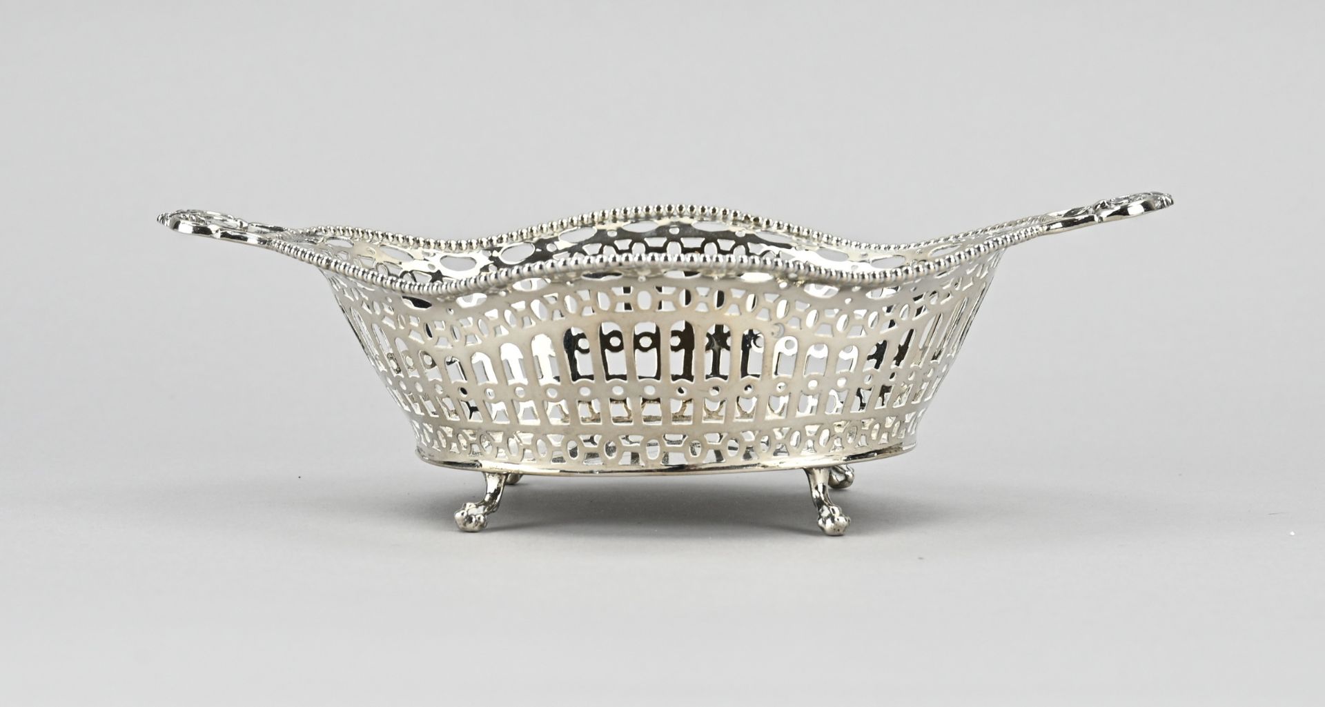 Silver chocolate basket