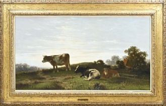 Cornelis Westerbeek, Landscape with resting cows