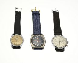 3 Watches, Tissot, Certina, Ancre