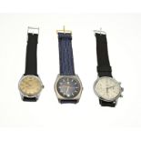 3 Watches, Tissot, Certina, Ancre