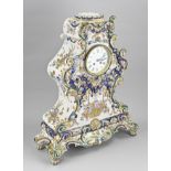 Capital French porcelain mantel clock, 1880
