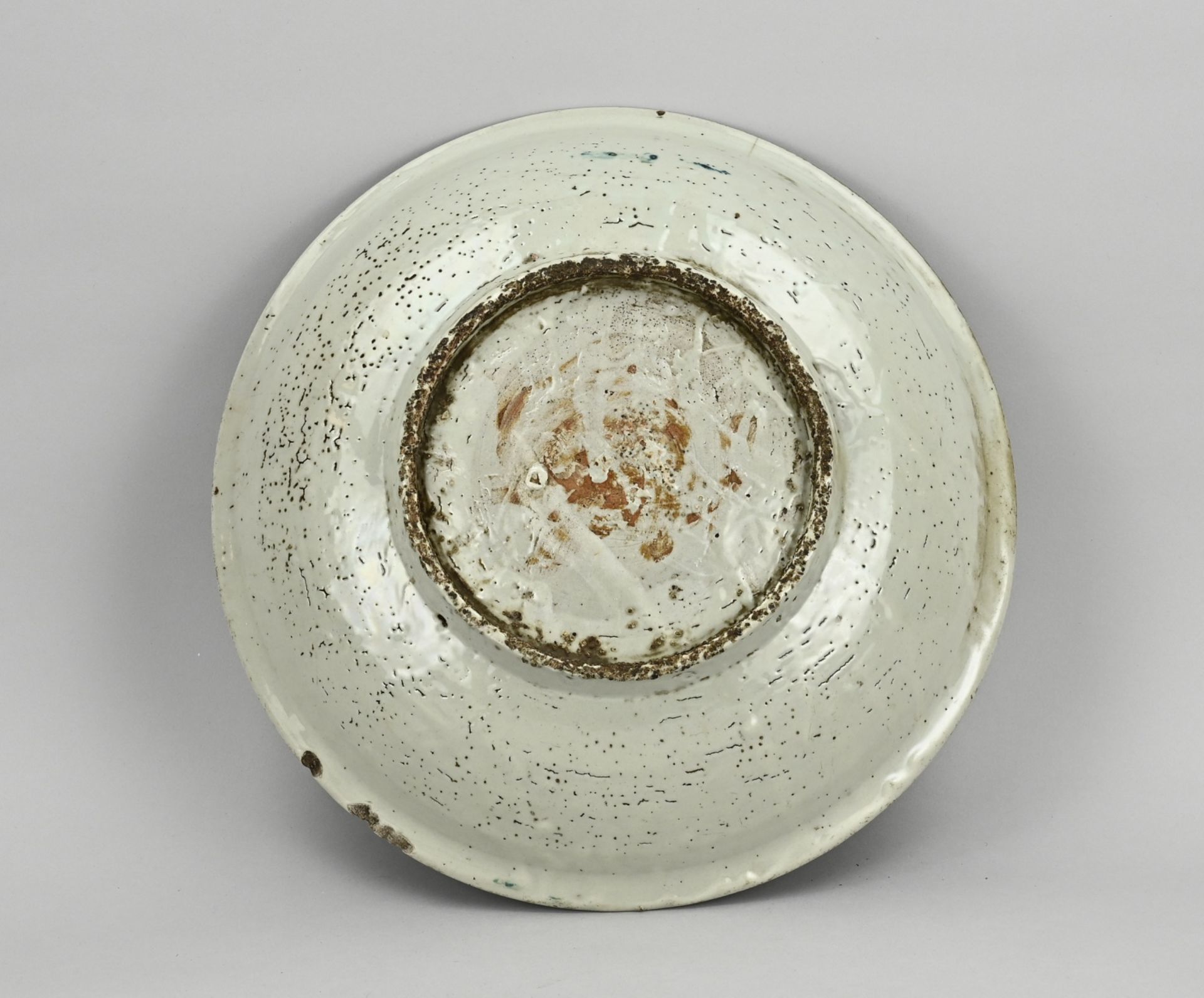 Chinese Swatow dish Ã˜ 38 cm. - Image 2 of 2