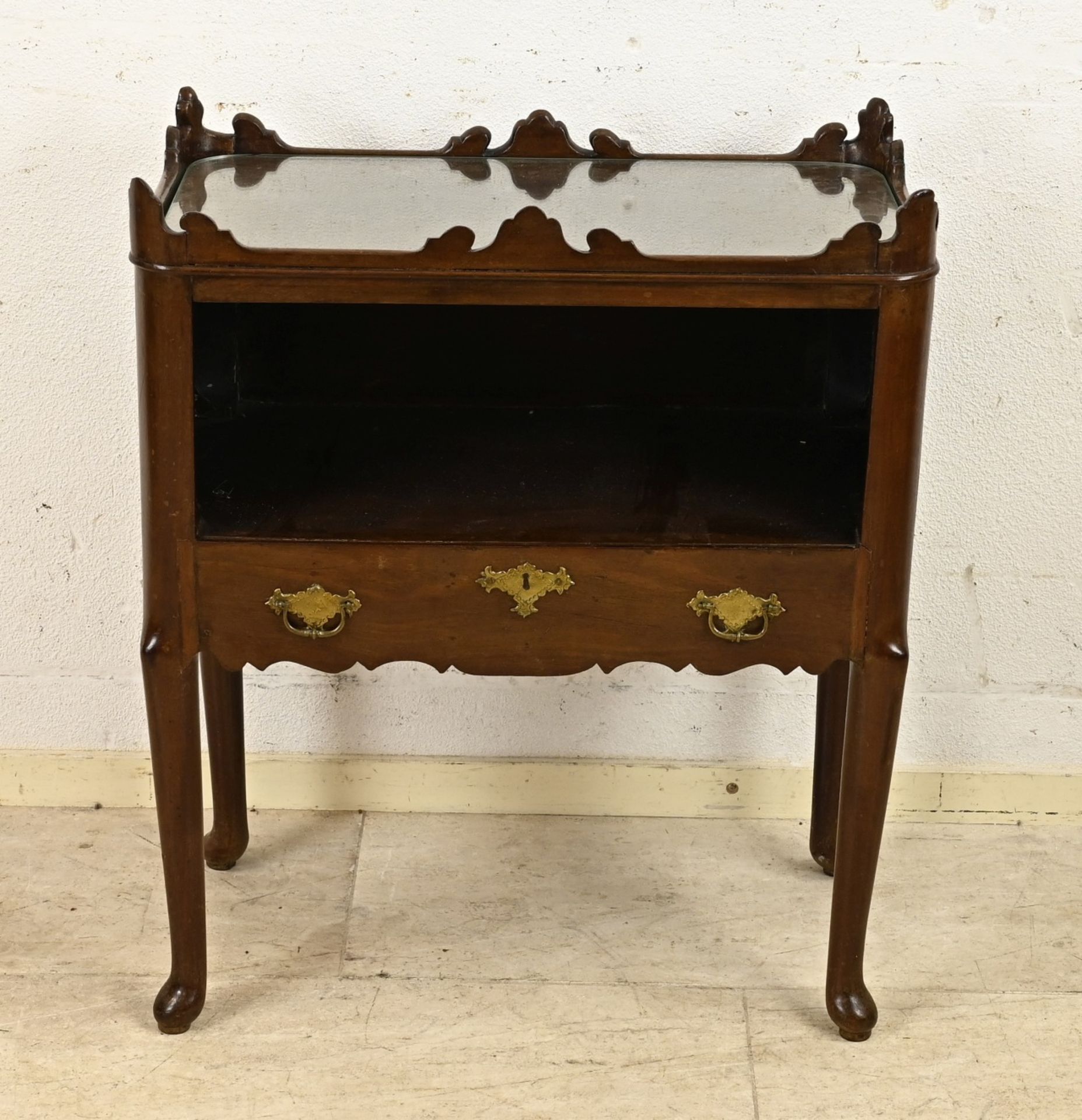 Cabinet with side drawer (mahogany)