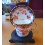 Royal Crown Derby Imari Cup and Saucer Set 1891-1921, produced at Osmaston Road Factory