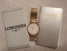 Longines 29mm La Grande Classique Watch with paperwork. White dial with Roman Numerals