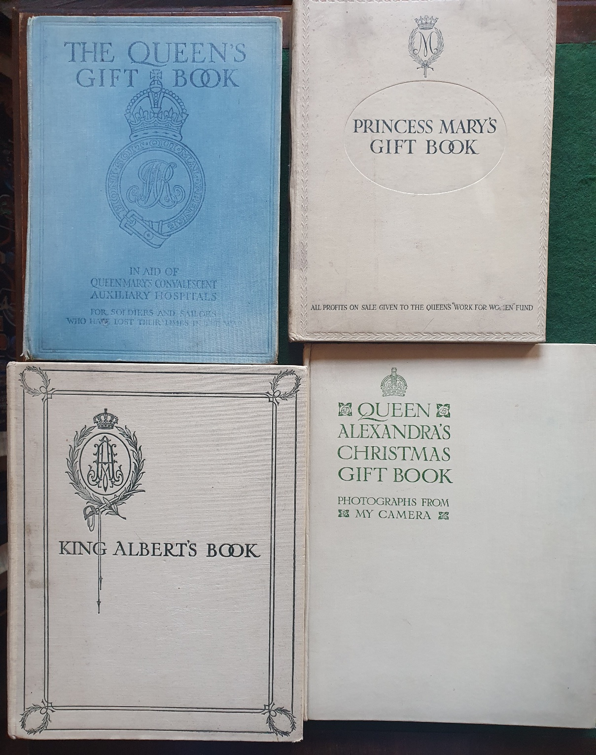 Four Vintage Hardbook Books relating to Royalty