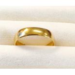22ct Cut Gold Wedding Ring 3.47g Weight