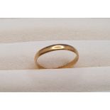 22ct Gold Ring (misshapen, weight 1.88g