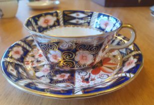 Royal Crown Derby Imari Cup and Saucer Set 1921-1964, produced at Osmaston Road Factory