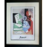 Framed and glazed Picasso Print of Las Meninas which was painted in 1957. Printed by EPHI Editions