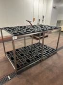 TWO TIER TWO BAY PALLET RACK