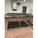 TWO TIER TWO BAY PALLET RACK