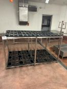 TWO TIER TWO BAY PALLET RACK