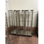 3 X UNITECH RACKS/TROLLEYS