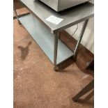 TABLE WITH SHELF
