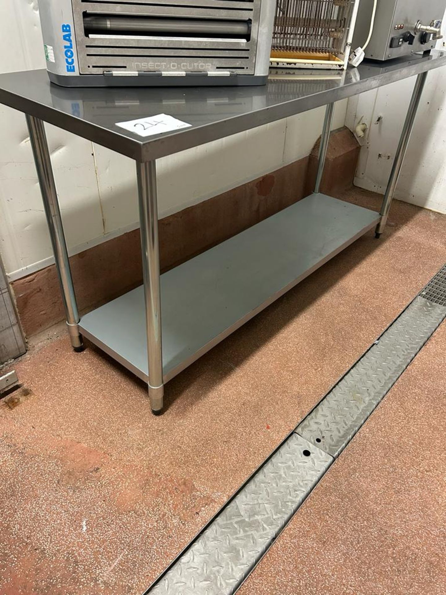 TABLE WITH SHELF