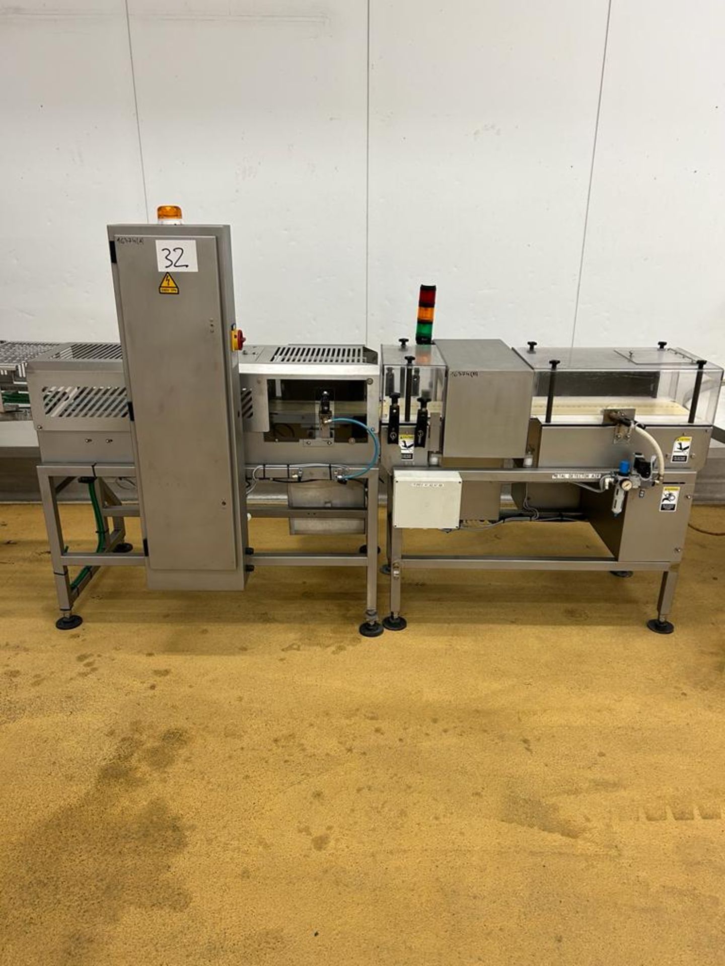 CINTEX METAL DETECTOR CHECKWEIGHER COMBI UNIT