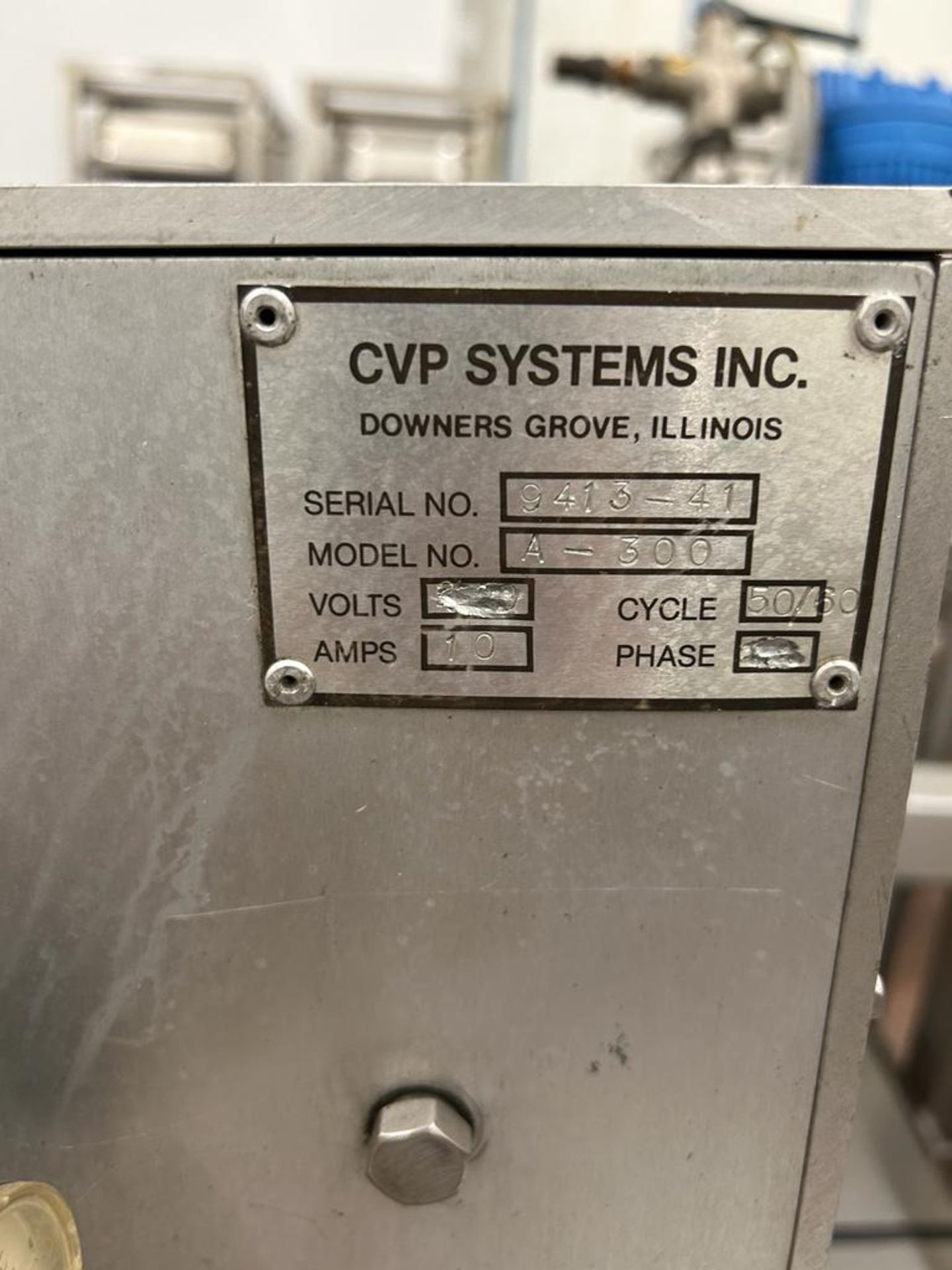 CVP A300 GAS FLUSHING MACHINE - Image 3 of 4