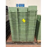 GREEN PERFORATED TRAYS