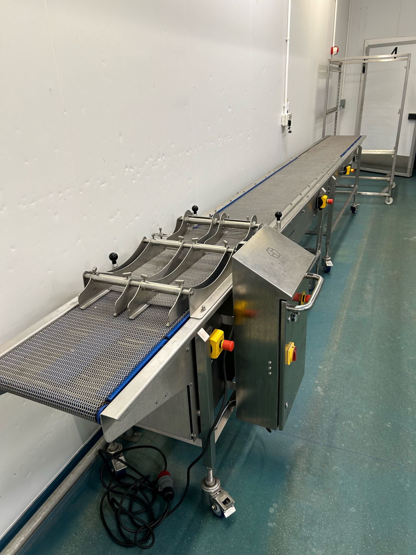 DANTECH PIGS IN BLANKETS ROLLER CONVEYOR