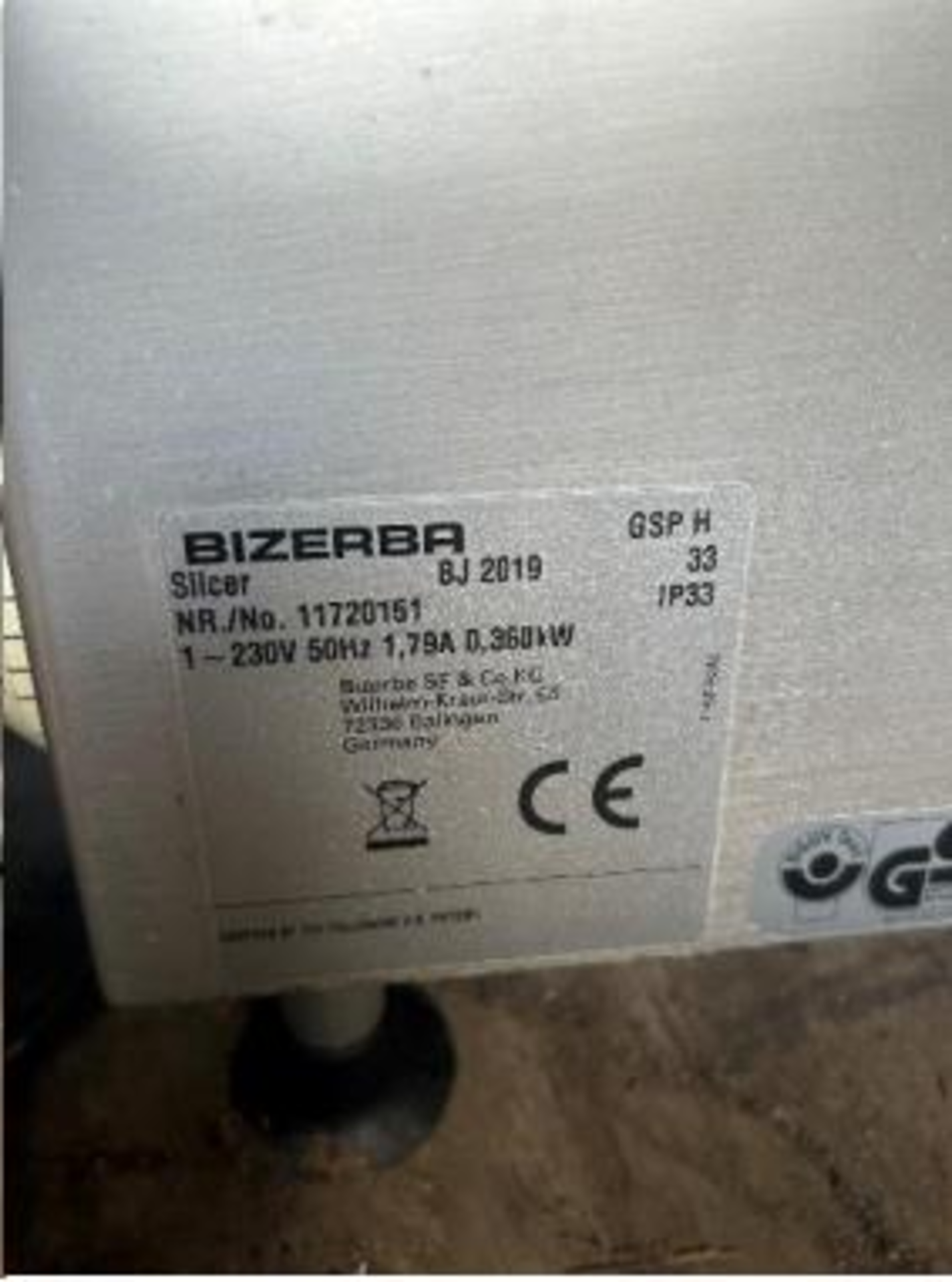 BIZERBA SLICER - Image 2 of 2