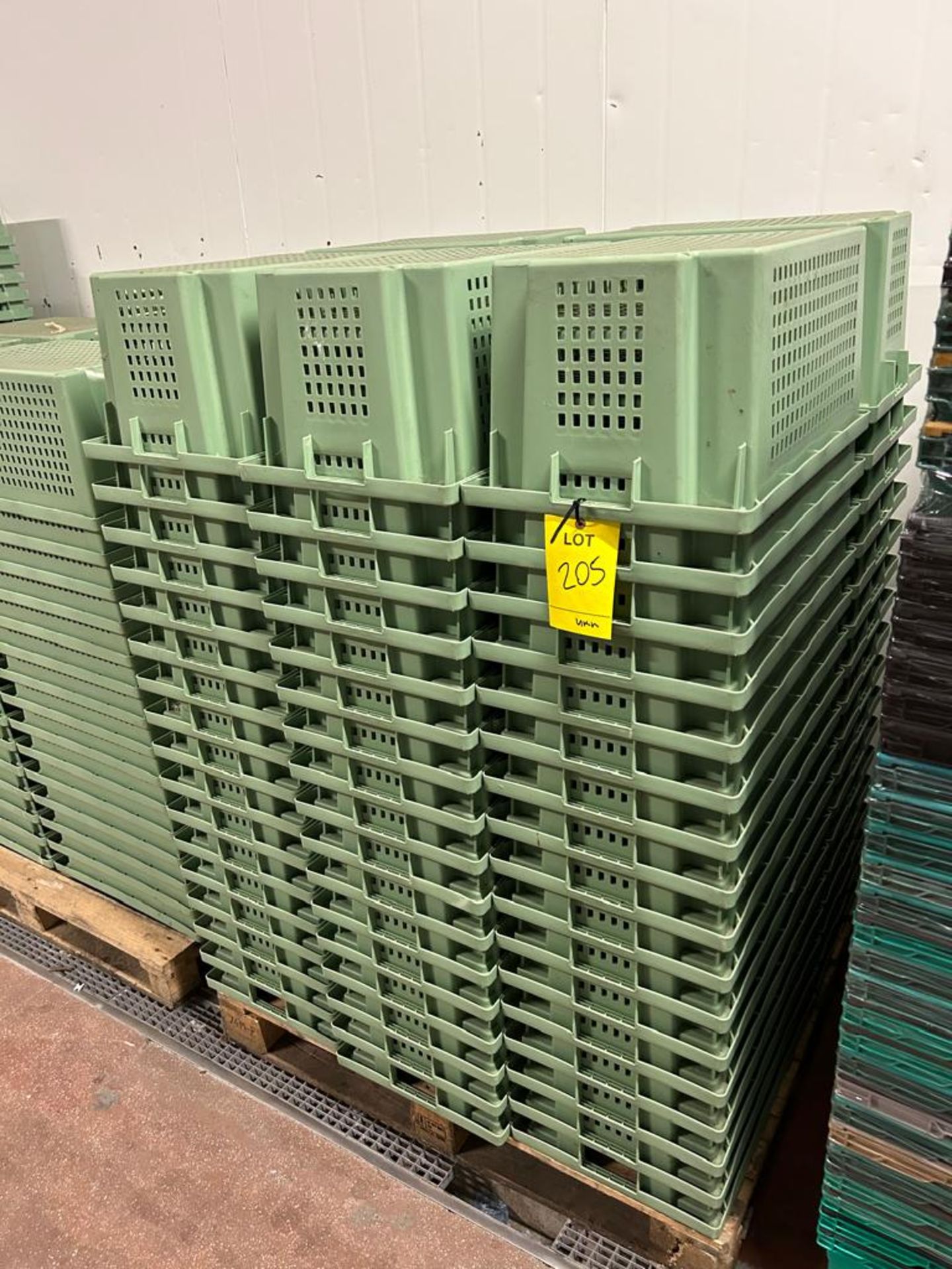 GREEN PERFORATED TRAYS - Image 2 of 2