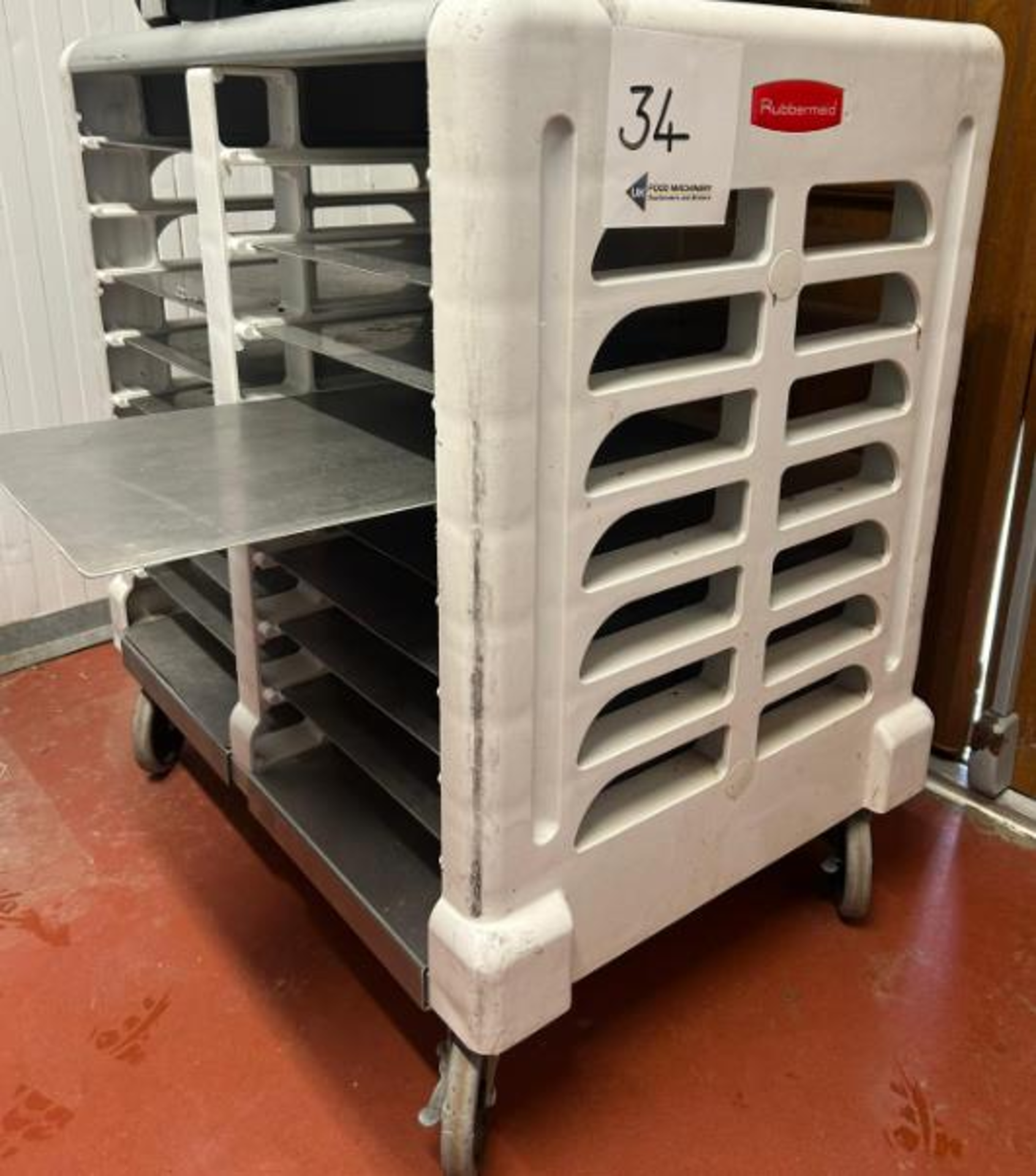 RUBBERMAID MEAT TROLLEY