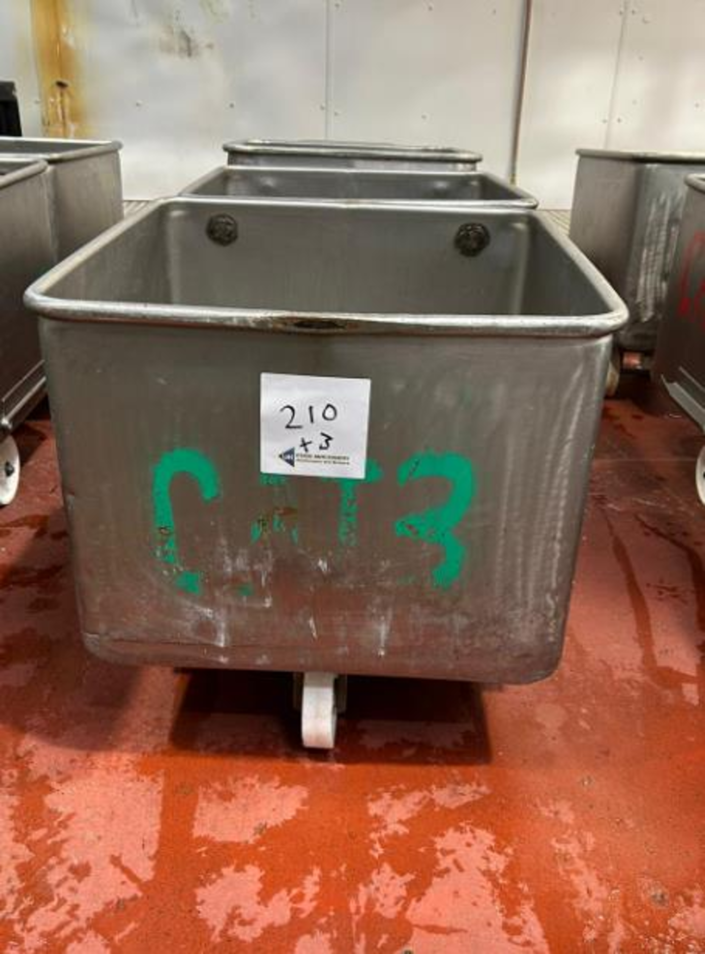 3 X 200 LITRE TOTE BINS - Image 2 of 2