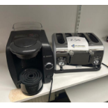 TOASTER AND COFFEE MACHINE