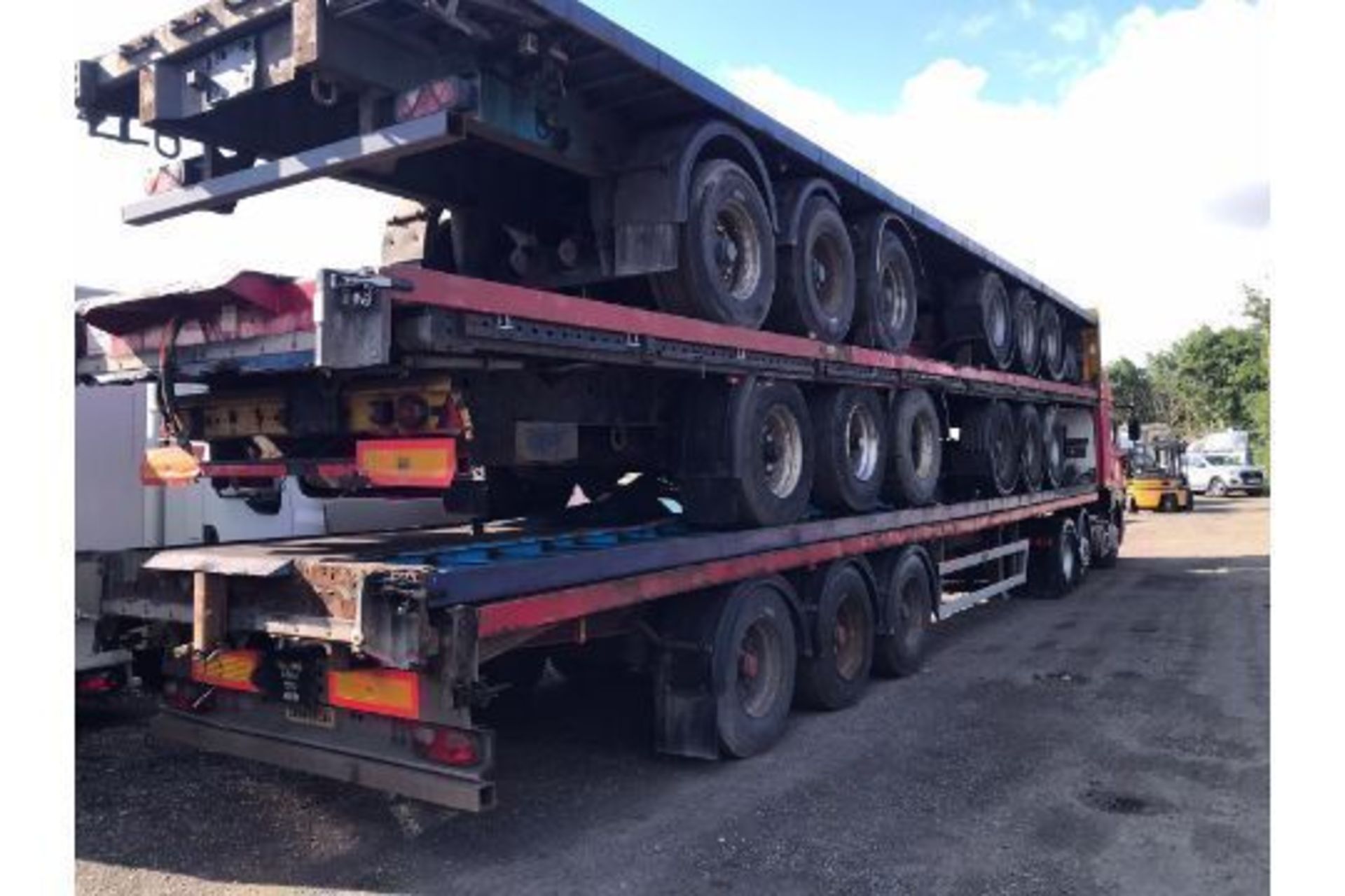 STACK OF 5 BPW TRAILERS - Image 2 of 9
