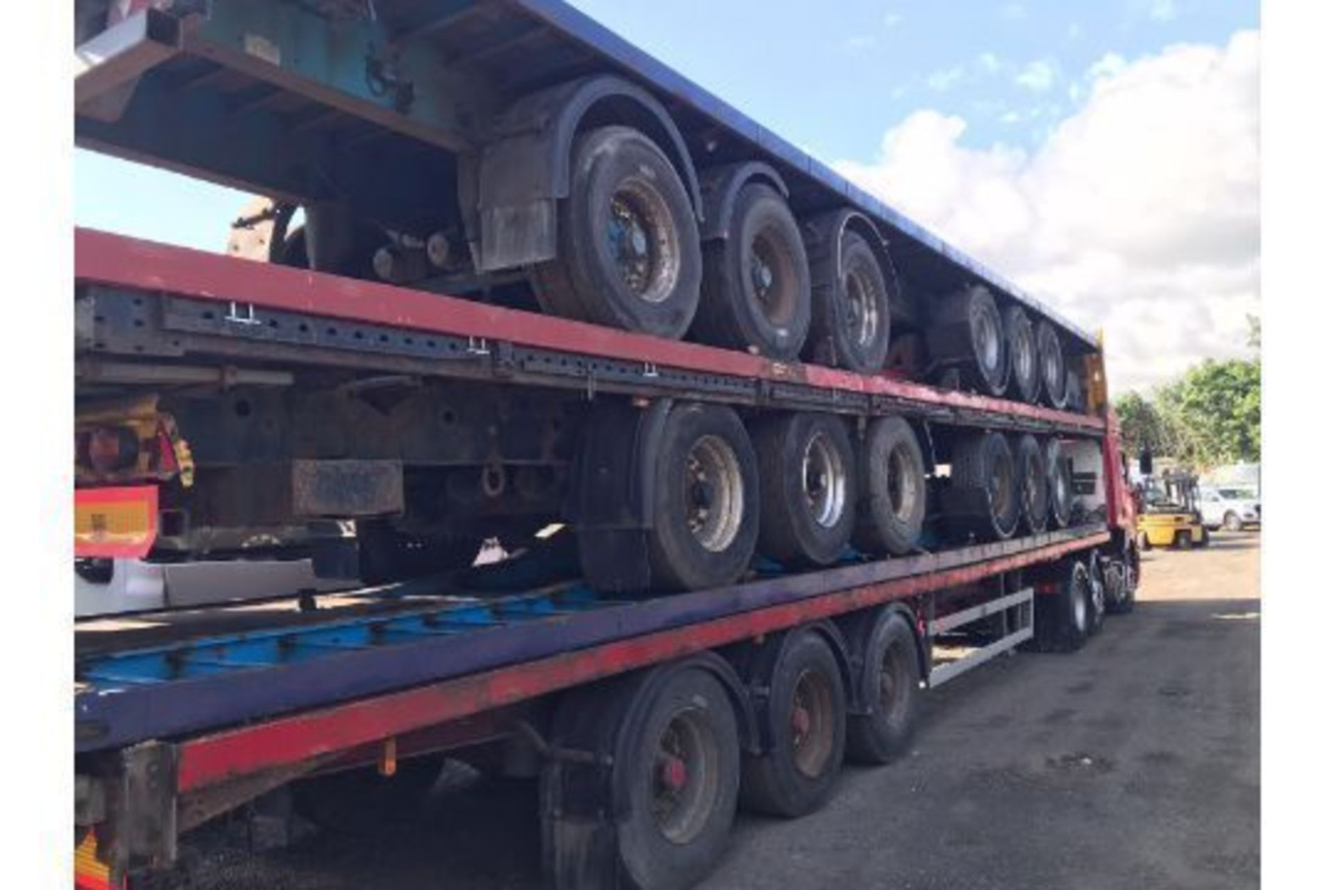 STACK OF 5 BPW TRAILERS - Image 2 of 8