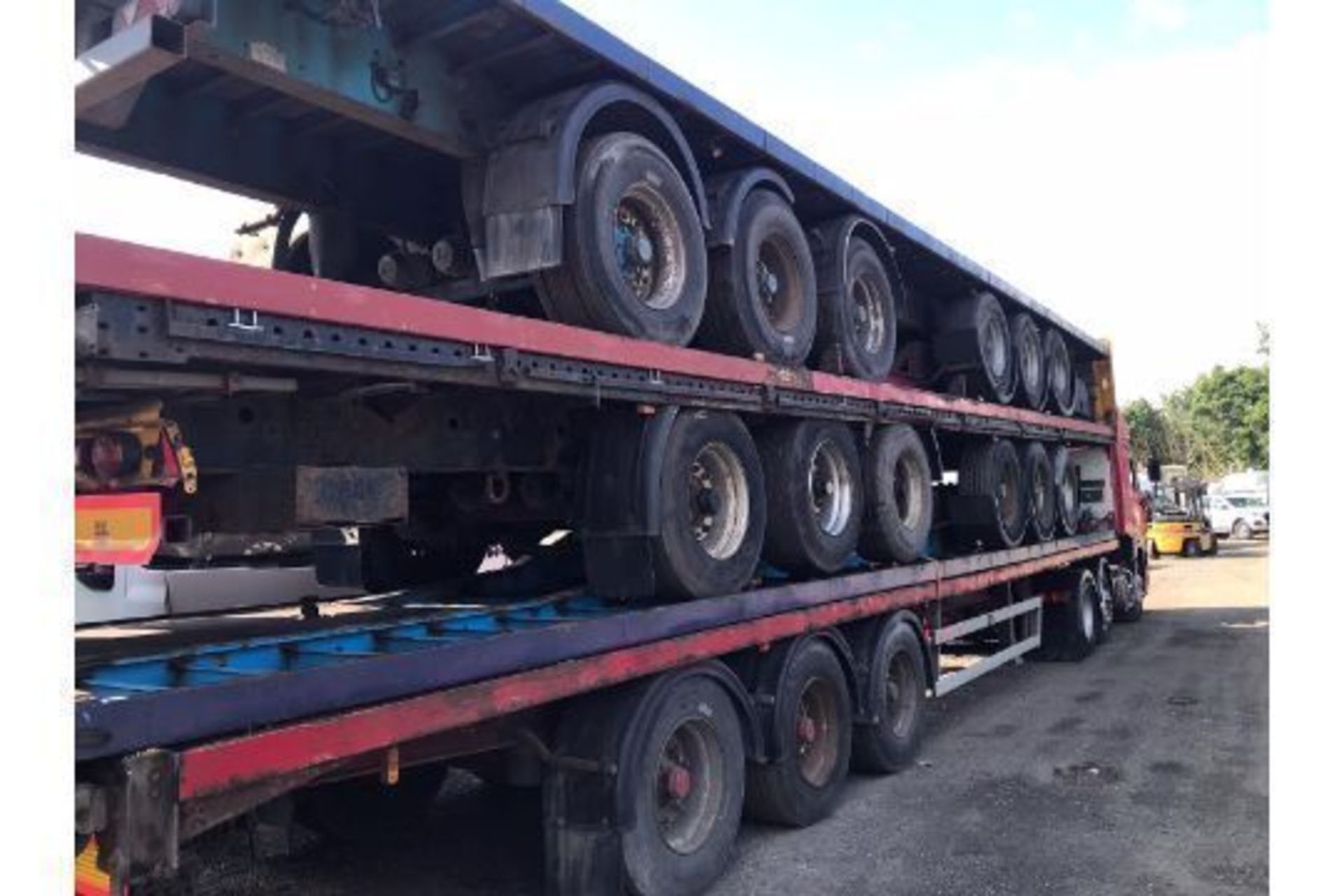 STACK OF 5 BPW TRAILERS - Image 4 of 8