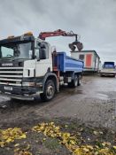 2003 SCANIA P SERIES TIPPER GRAB TRUCK