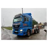 MAN TGX TRACTOR UNIT. 6x2 REARLIFT AXLE. EURO 6. 65 TONNES. 2016. 1 OWNER FROM NEW. 480 BHP. 3