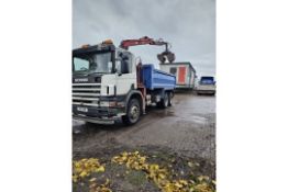 2003 SCANIA P SERIES TIPPER GRAB TRUCK