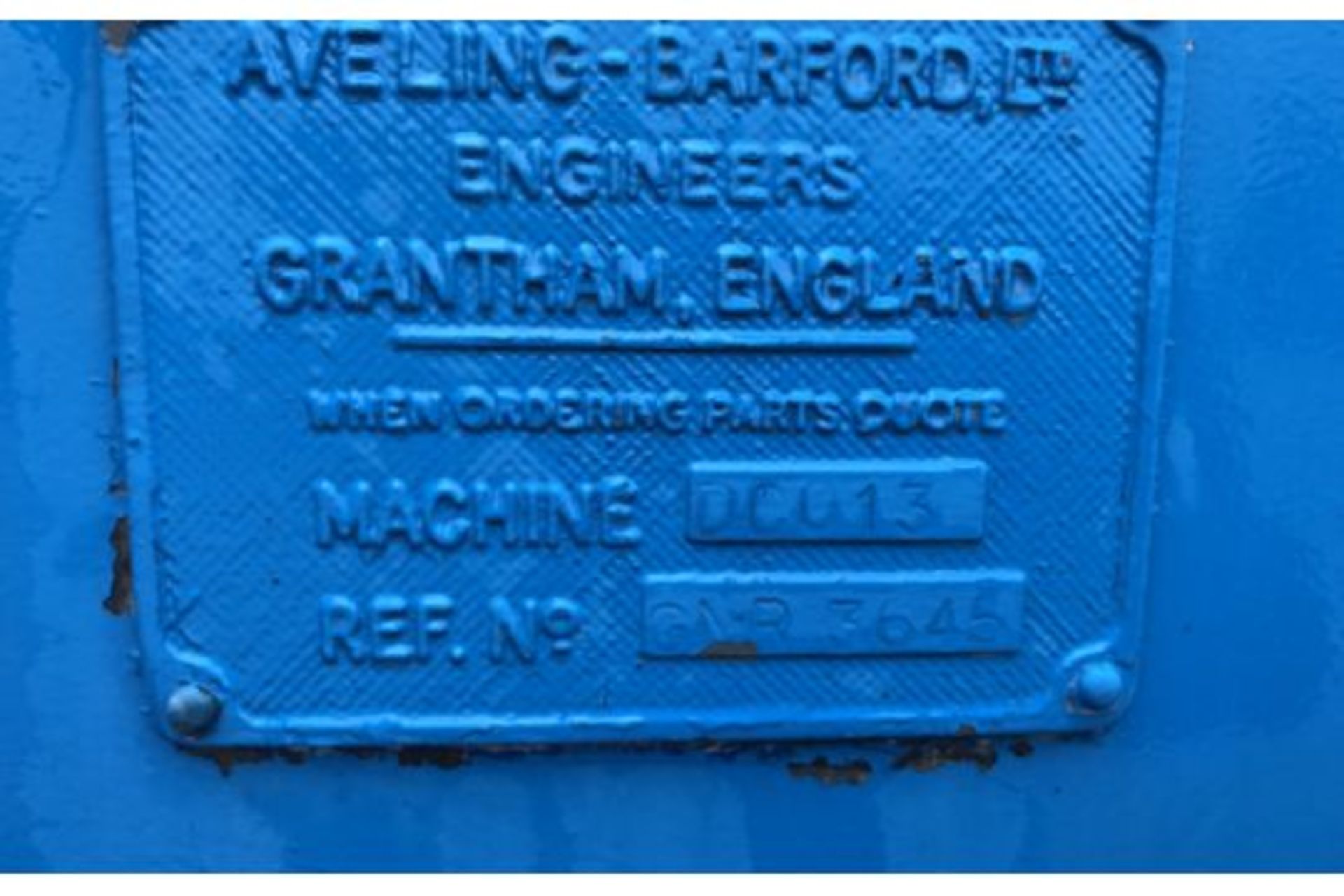 AVELING BARFORD DC13 - Image 3 of 11