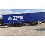 2001 M&G 13.6 METRE 3 AXLE CURTAIN SIDE TRAILOR