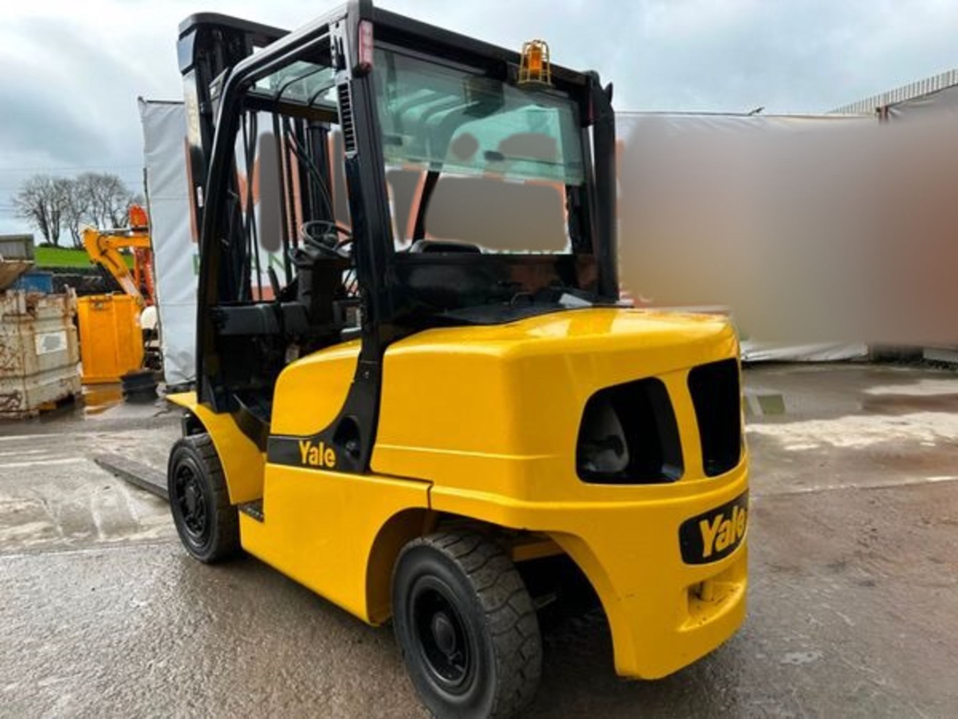 2006 YALE 4 TON DIESEL FORKLIFT - Image 7 of 16