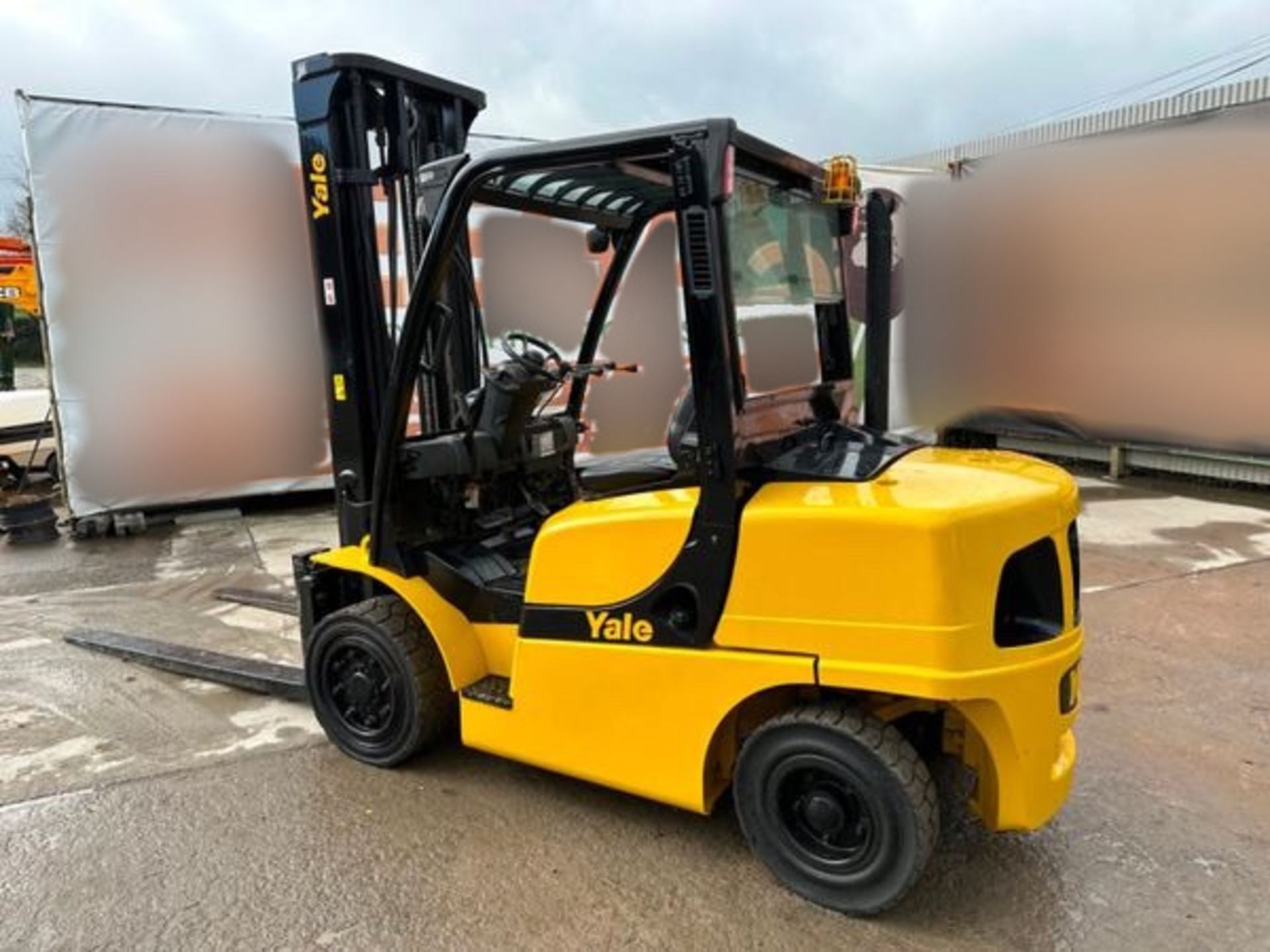 2006 YALE 4 TON DIESEL FORKLIFT - Image 3 of 16